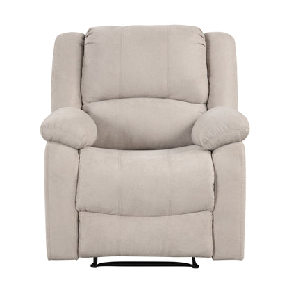 Homelegance Fairview Reclining Chair in Oatmeal Textured Fabric 8526FTM-1
