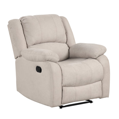 Homelegance Fairview Reclining Chair in Oatmeal Textured Fabric 8526FTM-1