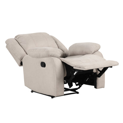 Homelegance Fairview Reclining Chair in Oatmeal Textured Fabric 8526FTM-1