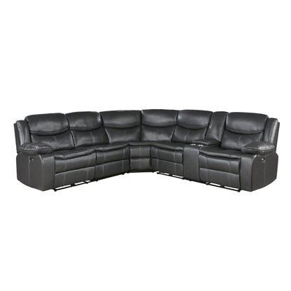 Homelegance Fargo Sectional Sofa in 8528DG-SCPW Stylish Comfort Design