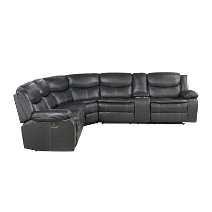 Homelegance Fargo Sectional Sofa in 8528DG-SCPW Stylish Comfort Design