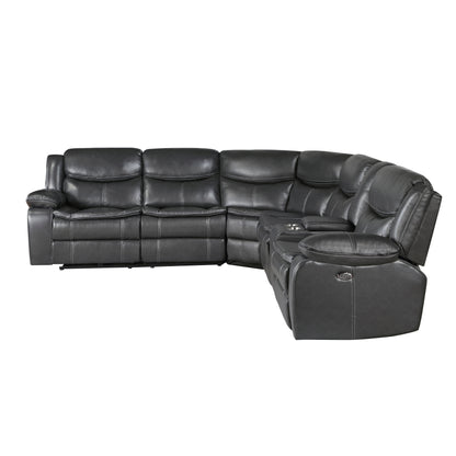 Homelegance Fargo Sectional Sofa in 8528DG-SCPW Stylish Comfort Design