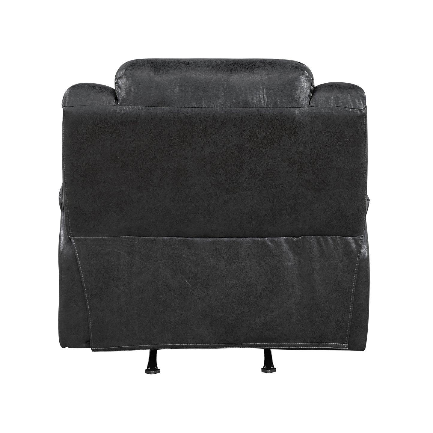 Homelegance Hazen Reclining Chair Rocker in Black 8538BK-1