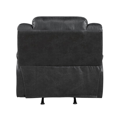 Homelegance Hazen Reclining Chair Rocker in Black 8538BK-1