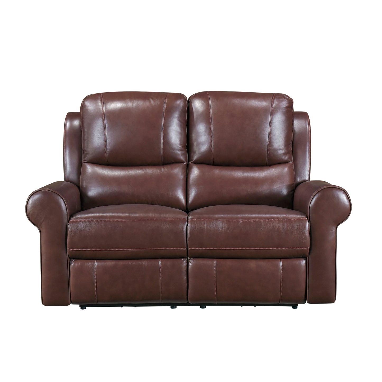 Homelegance McCall Loveseat Power Reclining Brown 8546BR-2PWH
