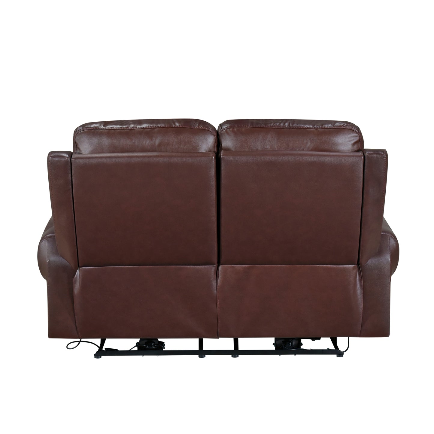 Homelegance McCall Loveseat Power Reclining Brown 8546BR-2PWH