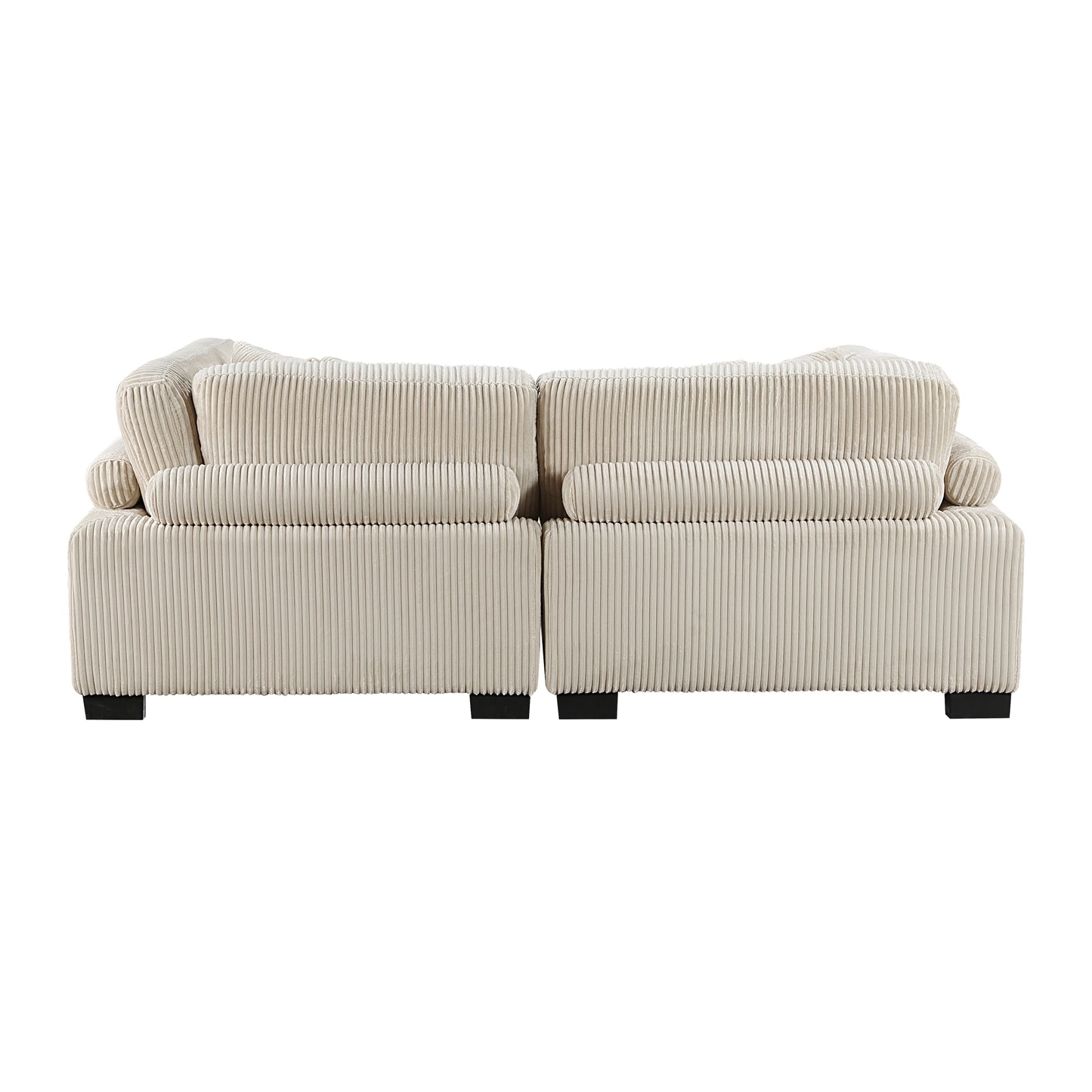Homelegance Traverse Loveseat in Beige Corduroy with Adjustable Back 8555BE-2