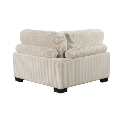 Homelegance Traverse Loveseat in Beige Corduroy with Adjustable Back 8555BE-2