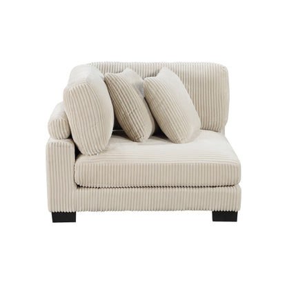 Homelegance Traverse Loveseat in Beige Corduroy with Adjustable Back 8555BE-2