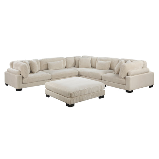 Homelegance Traverse Sectional Sofa in 8555BE-3CR2ACOT for Stylish Comfort