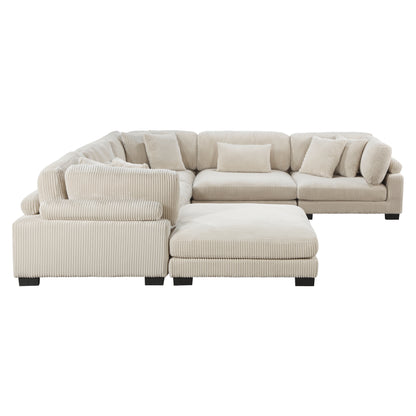 Homelegance Traverse Sectional Sofa in 8555BE-3CR2ACOT for Stylish Comfort