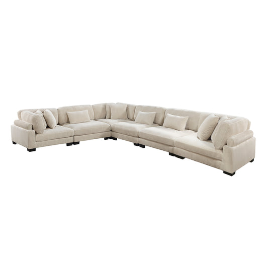 Homelegance Traverse Sectional Sofa in 8555BE-3CR3AC for Stylish Comfort