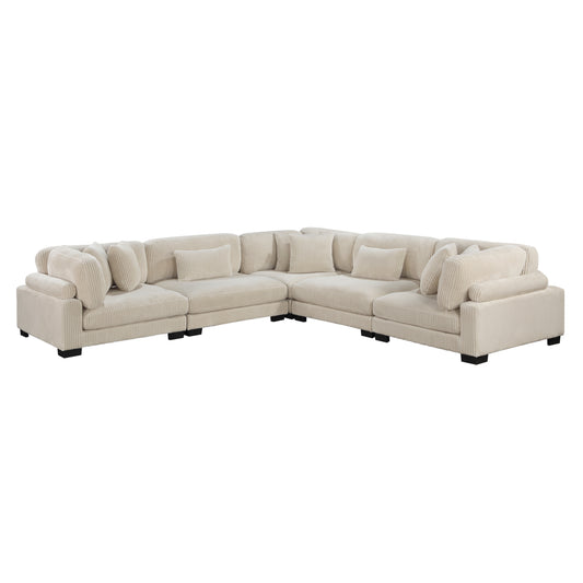 Homelegance Traverse Sectional Sofa in 8555BE-2AC3CR for Stylish Comfort