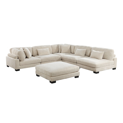 Homelegance Traverse Sectional Sofa in 8555BE-6OT Stylish Comfort Design