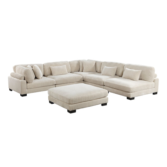 Homelegance Traverse Sectional Sofa in 8555BE-6OT Stylish Comfort Design