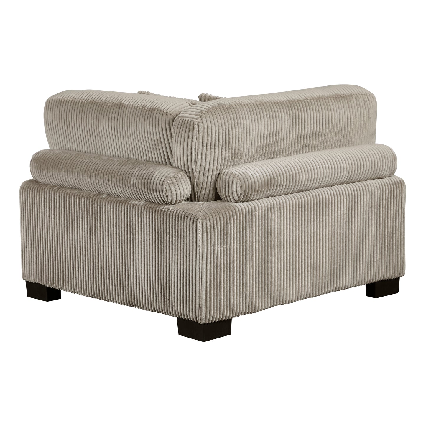 Homelegance Traverse Loveseat in Brown Corduroy with Adjustable Back 8555GB-2