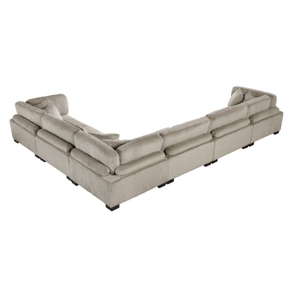 Homelegance Traverse Sectional Sofa in 8555GB-3CR3AC Elegant Design