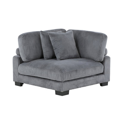 Homelegance Traverse Sectional Sofa in Gray 8555GY-3CR3AC