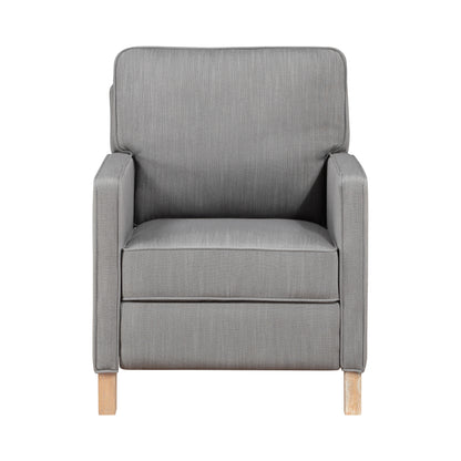 Homelegance Hampstead Reclining Chair in Gray Textured Fabric 8557GY-1PB