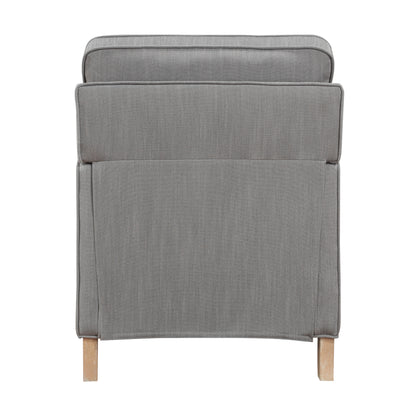 Homelegance Hampstead Reclining Chair in Gray Textured Fabric 8557GY-1PB