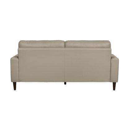 Homelegance Lewes Sectional Sofa in Latte Top Grain Leather 8566LTE-3
