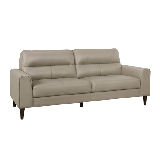 Homelegance Lewes Sectional Sofa in Latte Top Grain Leather 8566LTE-3
