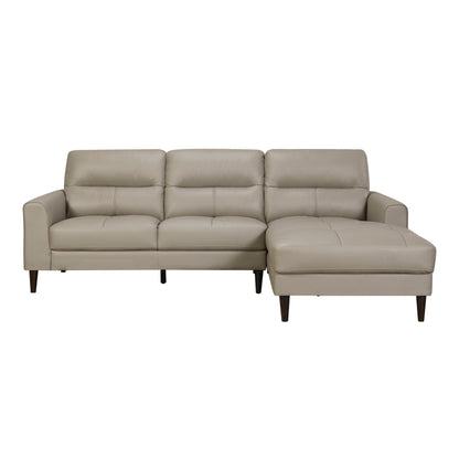 Homelegance Lewes Sectional Sofa in Soft Charcoal 8566LTE-SC