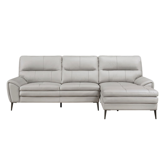 Homelegance Essex Sectional Sofa in Gray 8577GY-SC