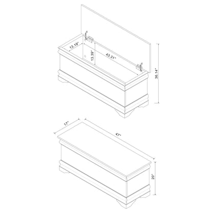 Pablo Cedar Chest Warm Brown