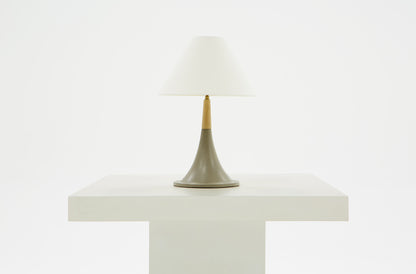 Modrest Nunez Modern Concrete and Oak Table Lamp