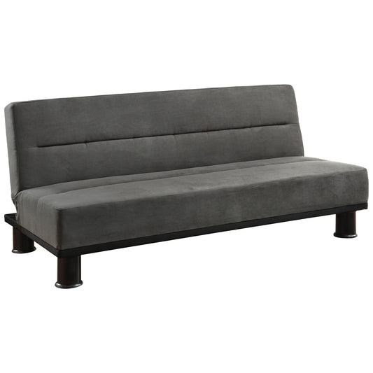 Homelegance Callie Futton Gray Microfiber Sofa Bed 4823GP