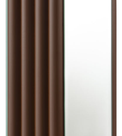 Elena 30-inch Square Tapered Mirrored Table Lamp Brown