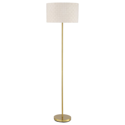 Ramiro 66-inch Drum Shade Metal Floor Lamp Gold