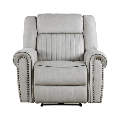 Homelegance Brennen Reclining Chair Power Recliner in Mist 9204MT-1PW