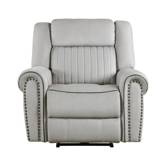 Homelegance Brennen Reclining Chair Power Recliner in Mist 9204MT-1PW