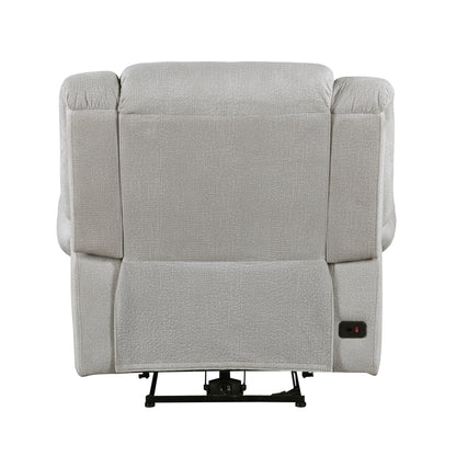 Homelegance Brennen Reclining Chair Power Recliner in Mist 9204MT-1PW