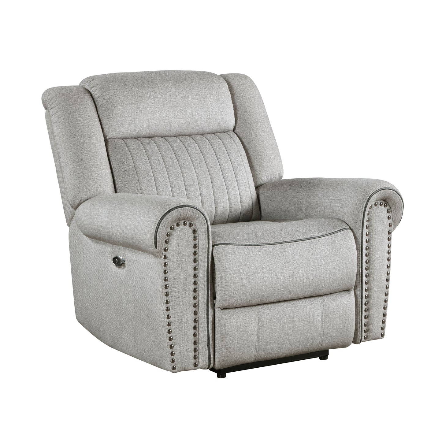 Homelegance Brennen Reclining Chair Power Recliner in Mist 9204MT-1PW