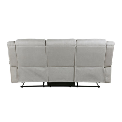 Homelegance Brennen Mist Double Reclining Sectional Sofa 9204MT-3