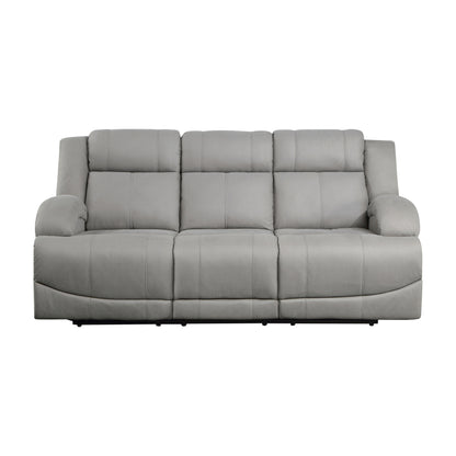 Homelegance Camryn Gray Power Double Reclining Sectional Sofa 9207GRY-3PW