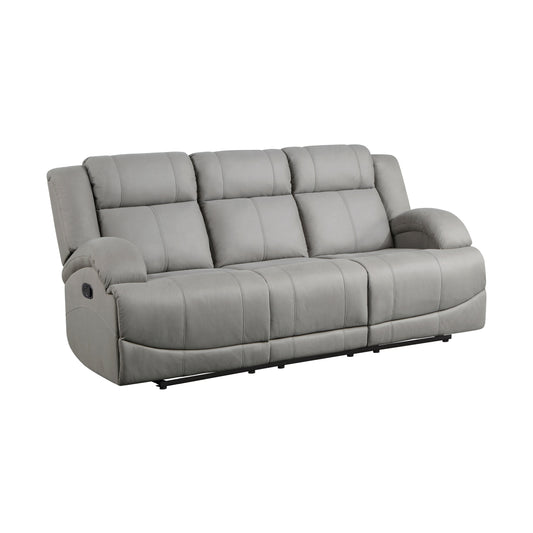 Homelegance Camryn Sectional Sofa Gray Polished Microfiber 9207GRY-3