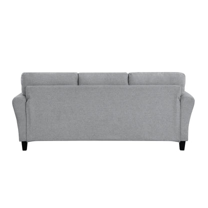 Homelegance Ellery Sectional Sofa Dark Gray Textured Upholstery 9209DG-3