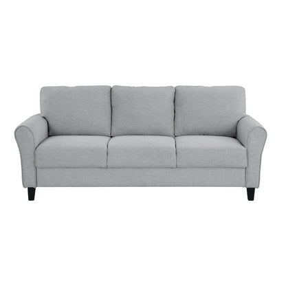 Homelegance Ellery Sectional Sofa Dark Gray Textured Upholstery 9209DG-3