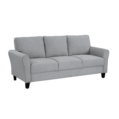 Homelegance Ellery Sectional Sofa Dark Gray Textured Upholstery 9209DG-3