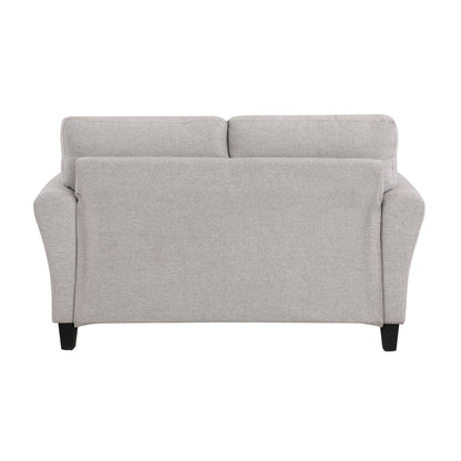 Homelegance Ellery Loveseat in Textured Sand Fabric 9209SN-2
