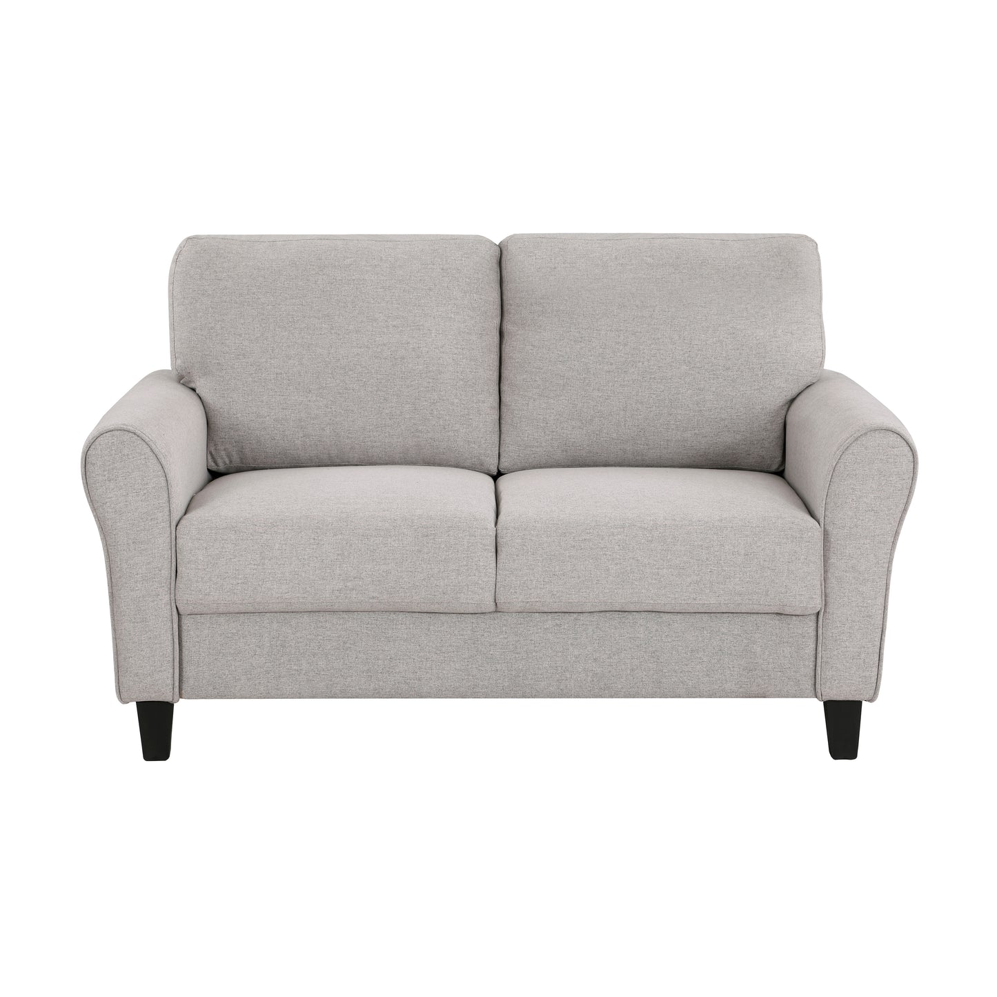 Homelegance Ellery Loveseat in Textured Sand Fabric 9209SN-2