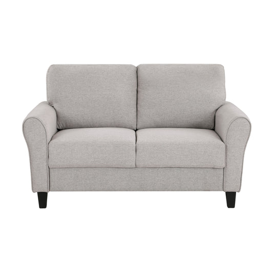 Homelegance Ellery Loveseat in Textured Sand Fabric 9209SN-2