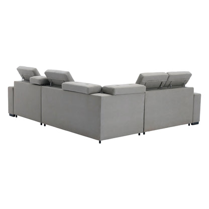 Homelegance Farrah Sectional Sofa in Gray 9219GY-SC for Stylish Living Spaces