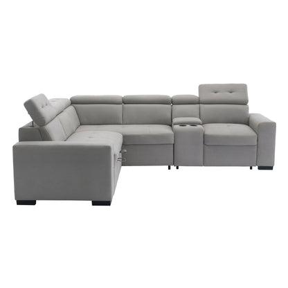 Homelegance Farrah Sectional Sofa in Gray 9219GY-SC for Stylish Living Spaces