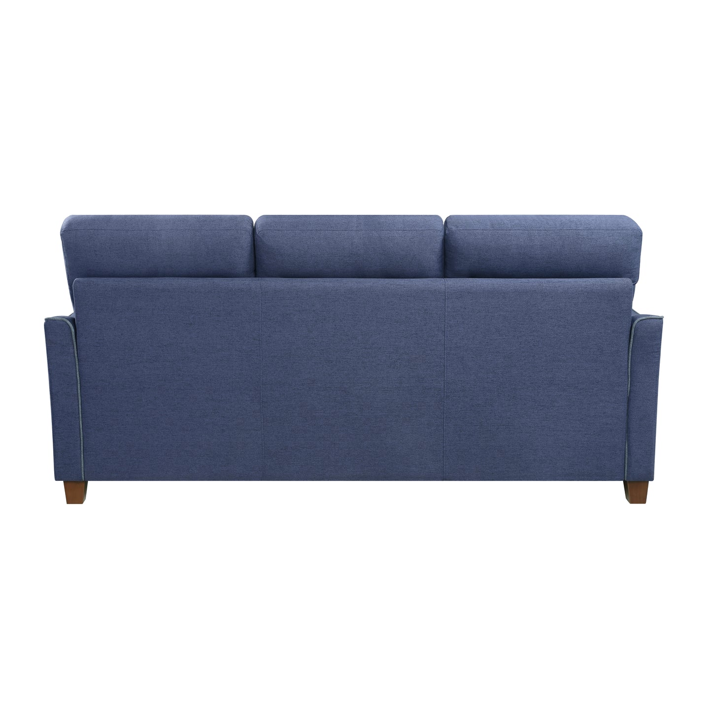 Homelegance Harstad Sectional Sofa Dark Blue with Light Blue Accents 9236BU-3