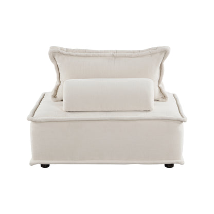 Homelegance Inman Sectional Sofa in Soft Beige 9237BE-7SC
